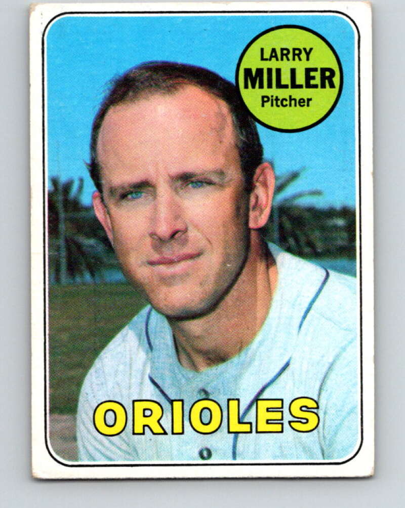 1969 Topps #323 Larry Miller Baltimore Orioles V28635