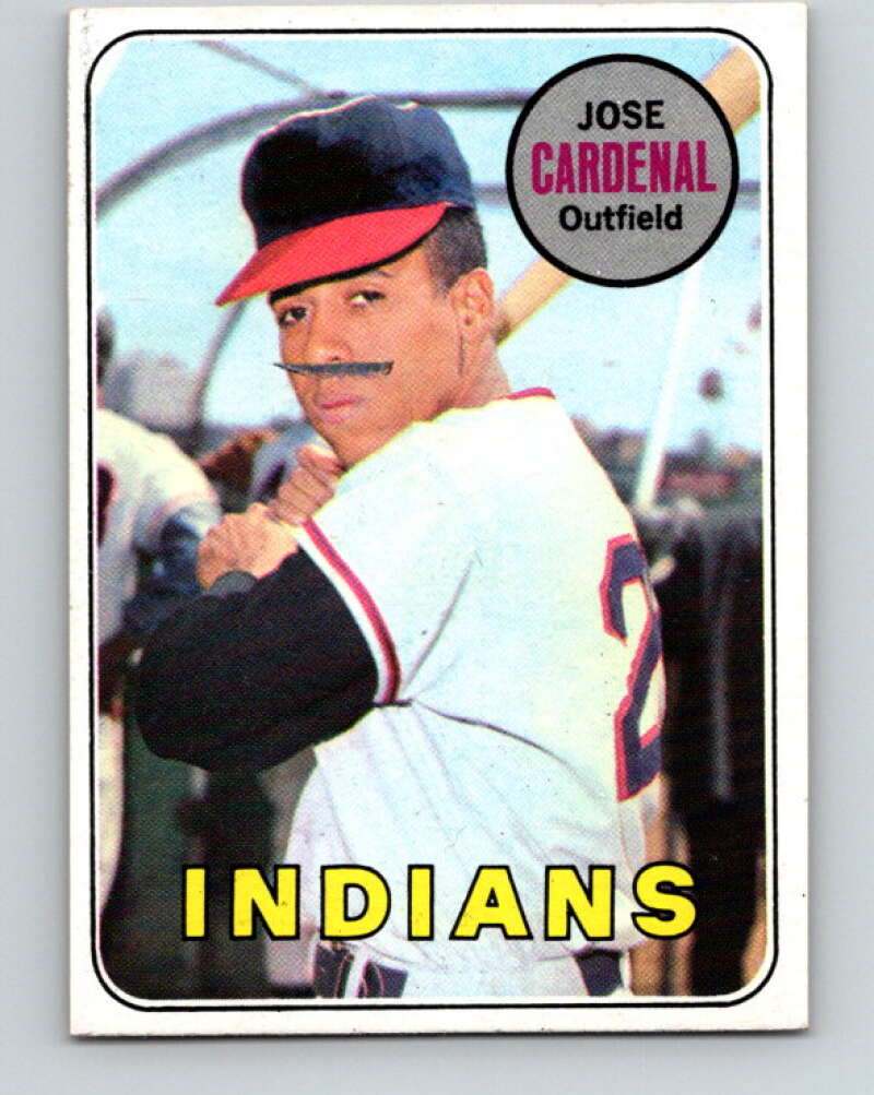 1969 Topps #325 Jose Cardenal Cleveland Indians V28636