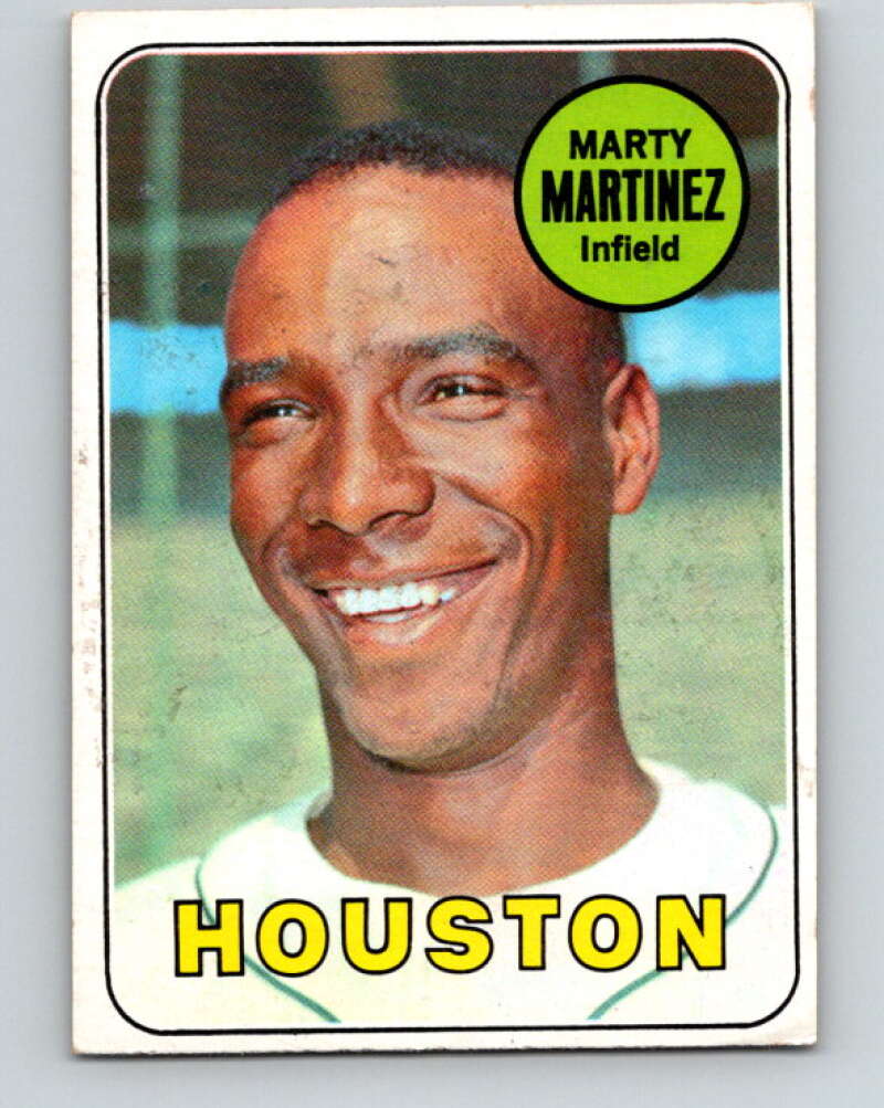 1969 Topps #337 Marty Martinez RC Rookie Houston Astros V28642