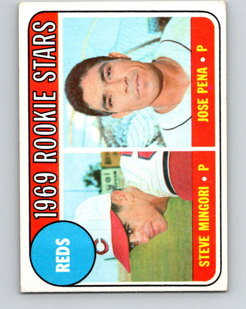 1969 Topps #339 Mingori/Pena Reds Rookies RC V28644