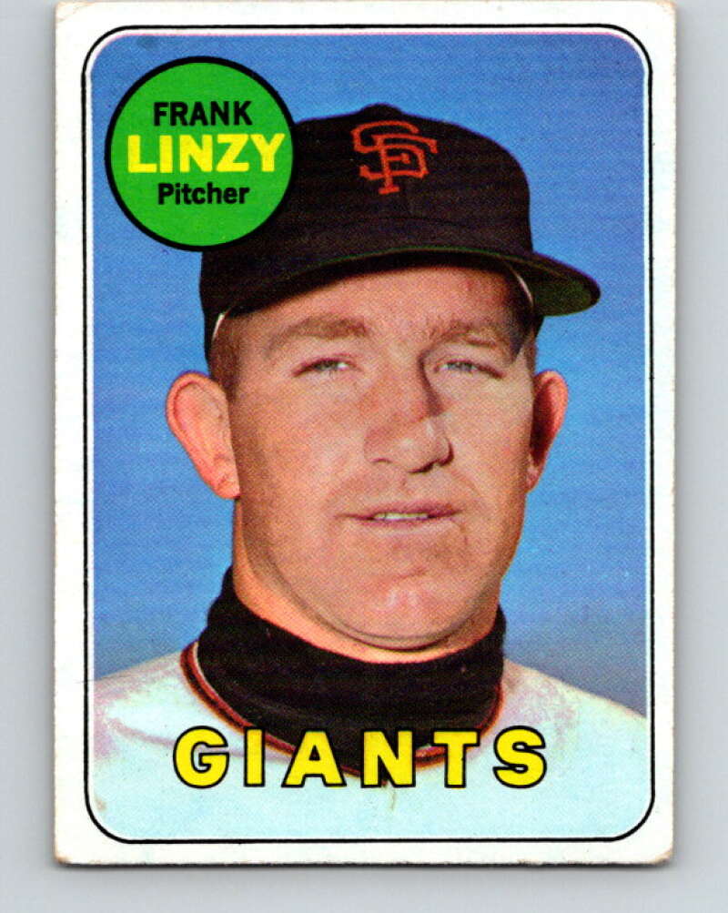 1969 Topps #345 Frank Linzy San Francisco Giants V28650