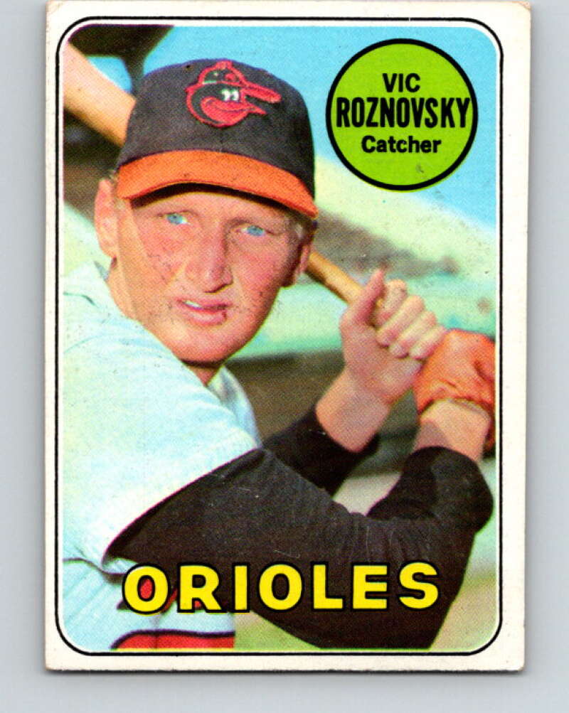 1969 Topps #368 Vic Roznovsky Baltimore Orioles V28670