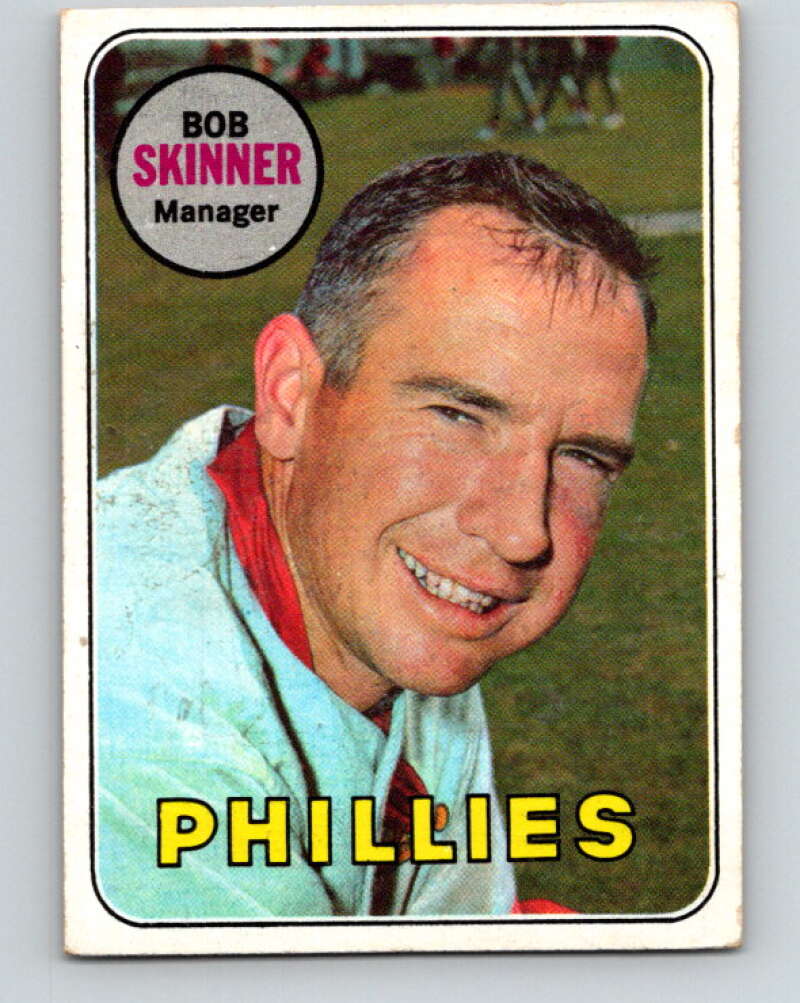1969 Topps #369 Bob Skinner MG Philadelphia Phillies V28671