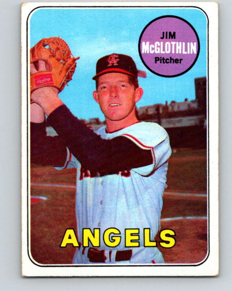 1969 Topps #386 Jim McGlothlin California Angels V28681