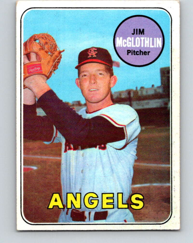 1969 Topps #386 Jim McGlothlin California Angels V28682
