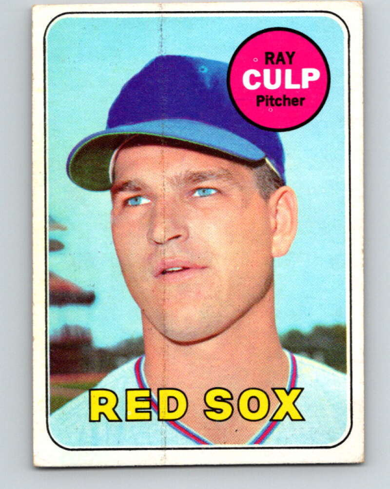 1969 Topps #391 Ray Culp Boston Red Sox V28687