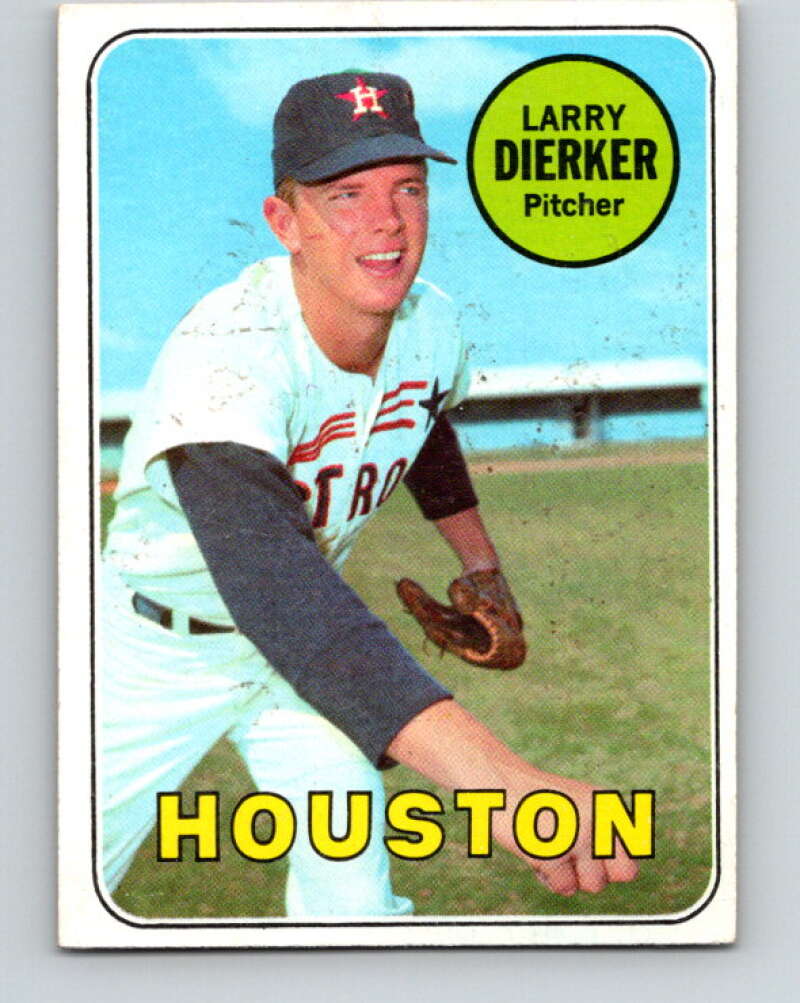 1969 Topps #411 Larry Dierker Houston Astros V28696