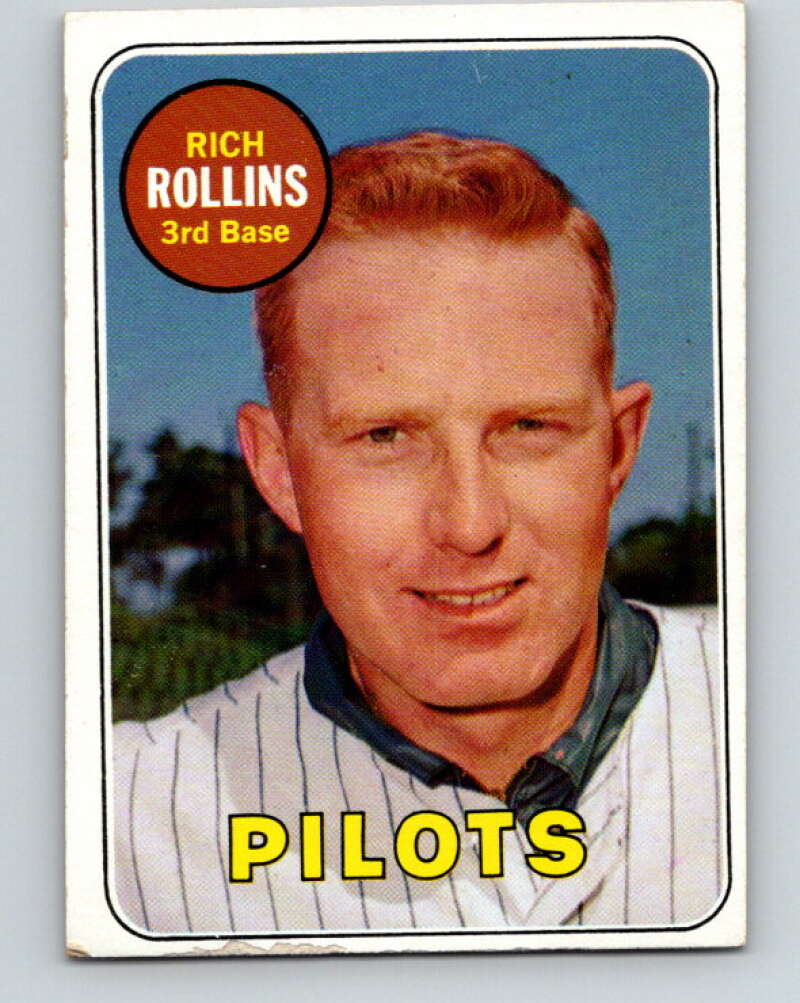 1969 Topps #451 Rich Rollins Seattle Pilots V28711