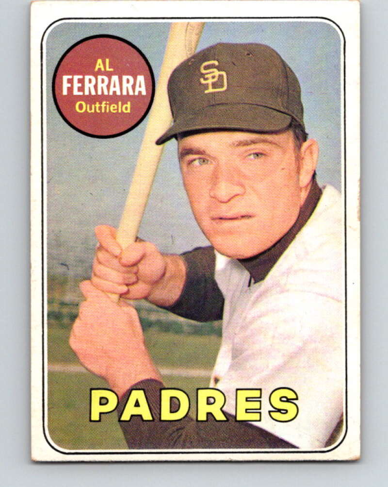 1969 Topps #452 Al Ferrara San Diego Padres V28713