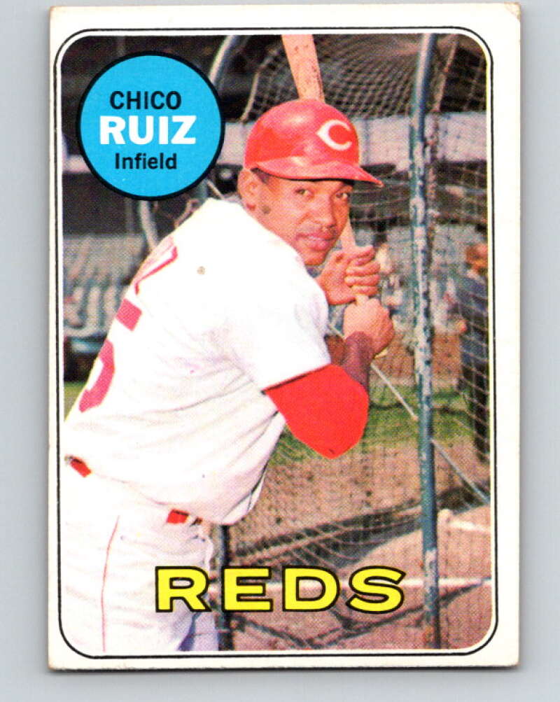 1969 Topps #469 Chico Ruiz Cincinnati Reds V28719