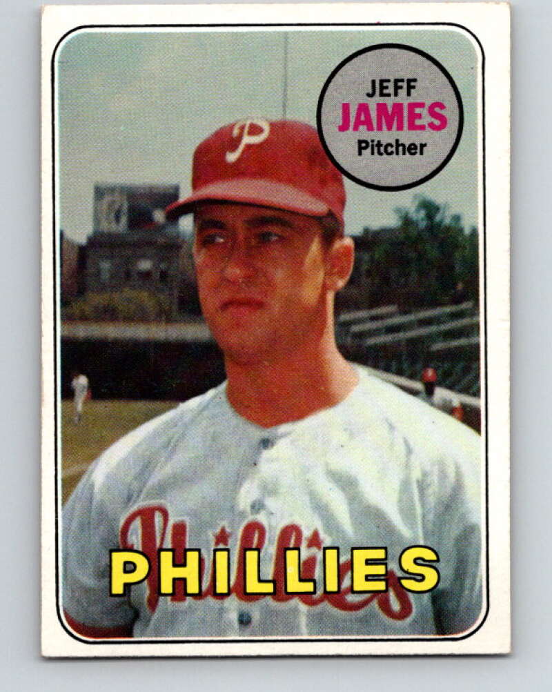 1969 Topps #477 Jeff James RC Rookie Philadelphia V28724