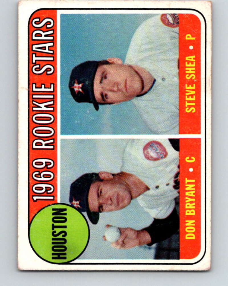 1969 Topps #499 Bryant/Shea Astros Rookie RC V28732