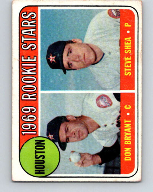 1969 Topps #499 Bryant/Shea Astros Rookie RC  V28732