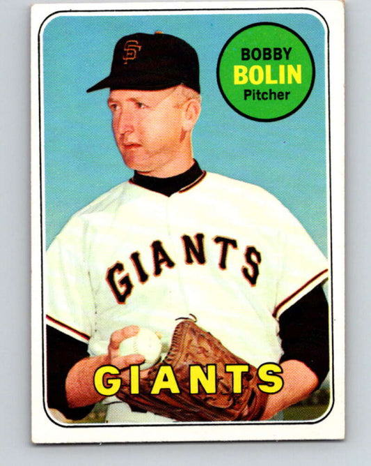 1969 Topps #505 Bobby Bolin  San Francisco Giants  V28738