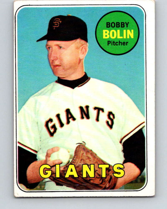 1969 Topps #505 Bobby Bolin  San Francisco Giants  V28739