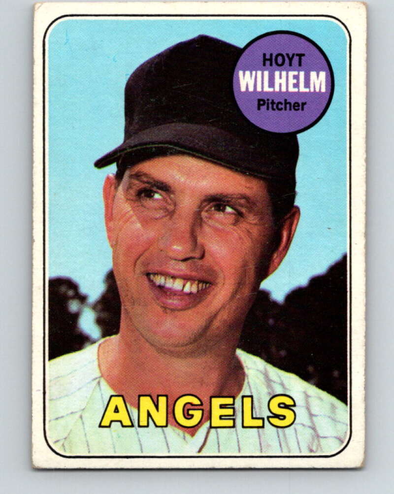 1969 Topps #565 Hoyt Wilhelm California Angels V28759