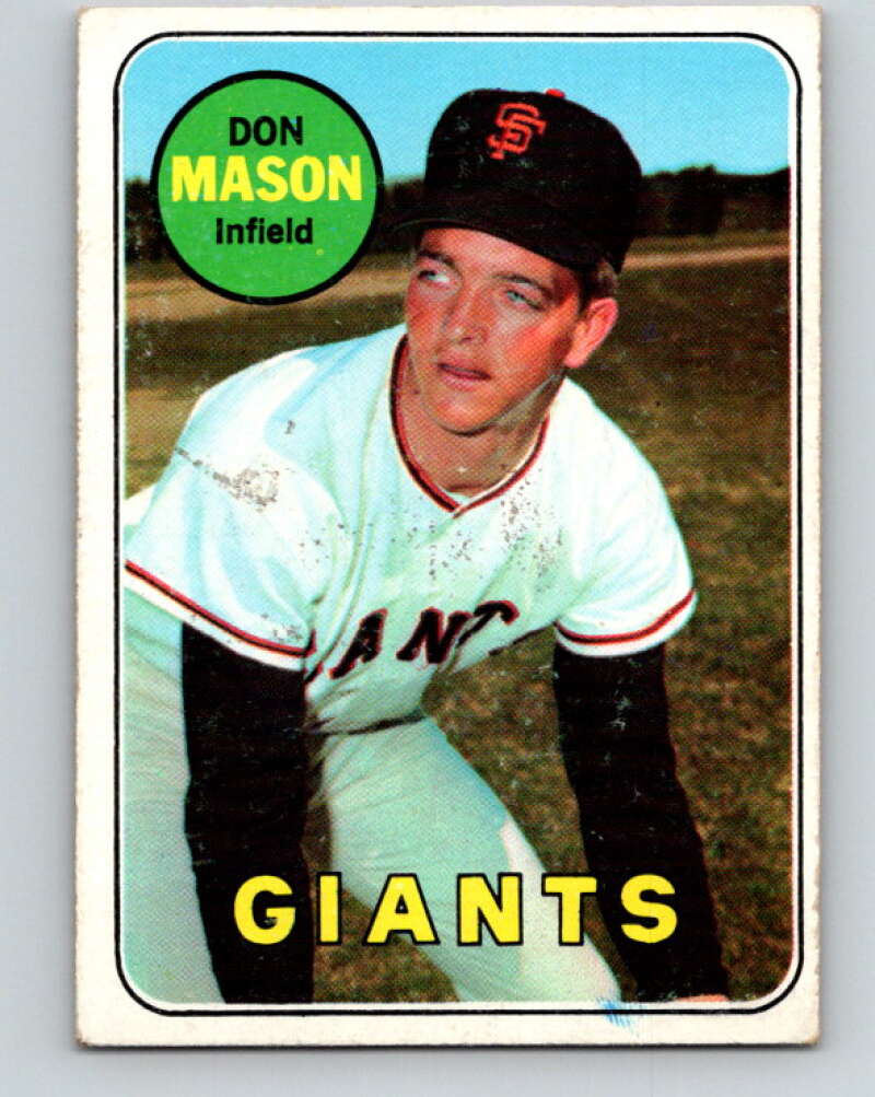 1969 Topps #584 Don Mason San Francisco Giants V28761