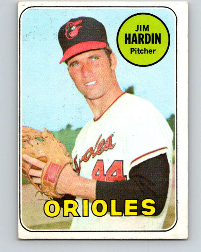 1969 Topps #610 Jim Hardin Baltimore Orioles V28768