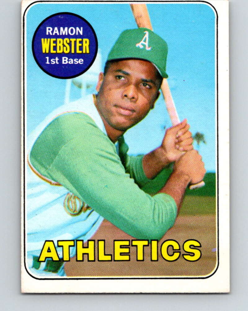 1969 Topps #618 Ramon Webster Oakland Athletics V28771