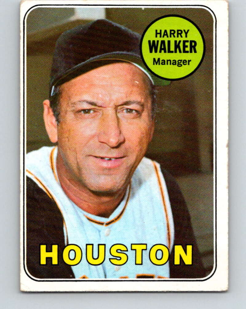 1969 Topps #633 Harry Walker MG Houston Astros V28775