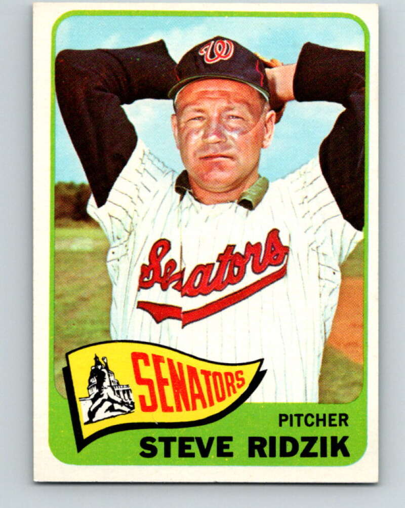 1965 Topps #211 Steve Ridzik Washington Senators V28798