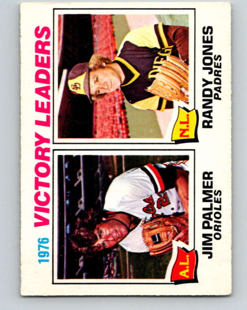1977 O-Pee-Chee #5 Palmer/ Jones Victory Leaders LL V28815