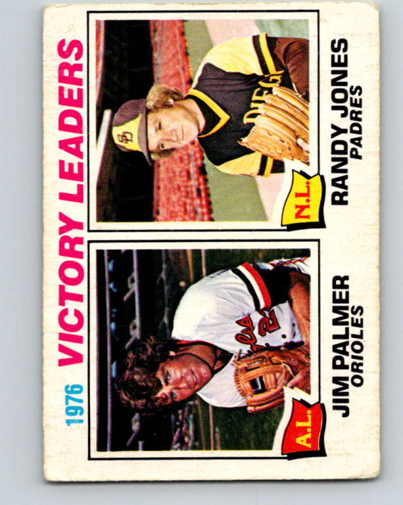 1977 O-Pee-Chee #5 Palmer/ Jones Victory Leaders LL V28816