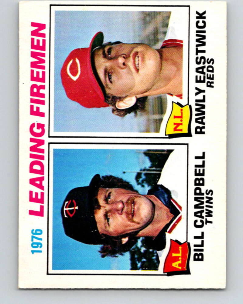 1977 O-Pee-Chee #8 Leading Firemen Campbell/Eastwick LL V28825