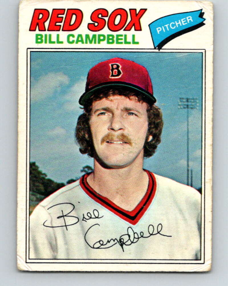 1977 O-Pee-Chee #12 Bill Campbell Boston Red Sox V28835