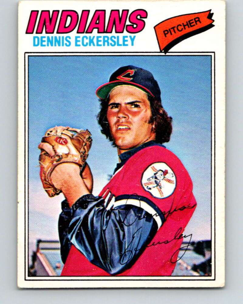 1977 O-Pee-Chee #15 Dennis Eckersley Cleveland Indians V28839