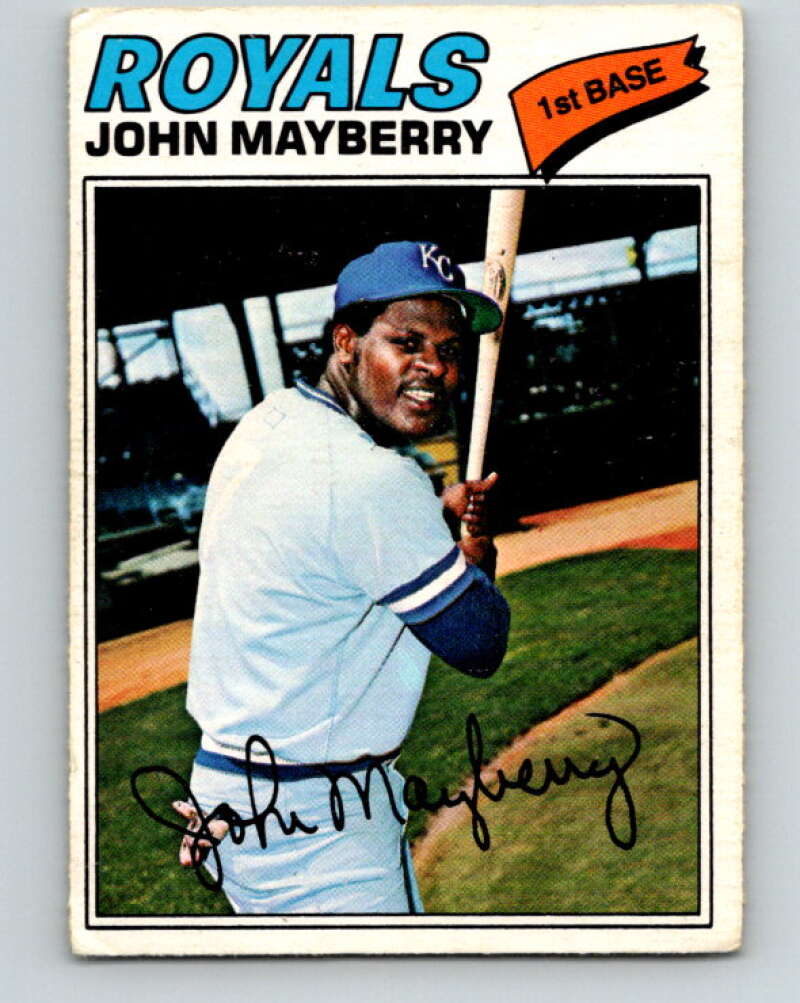 1977 O-Pee-Chee #16 John Mayberry Kansas City Royals V28840