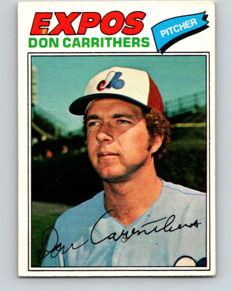 1977 O-Pee-Chee #18 Don Carrithers Montreal Expos V28843