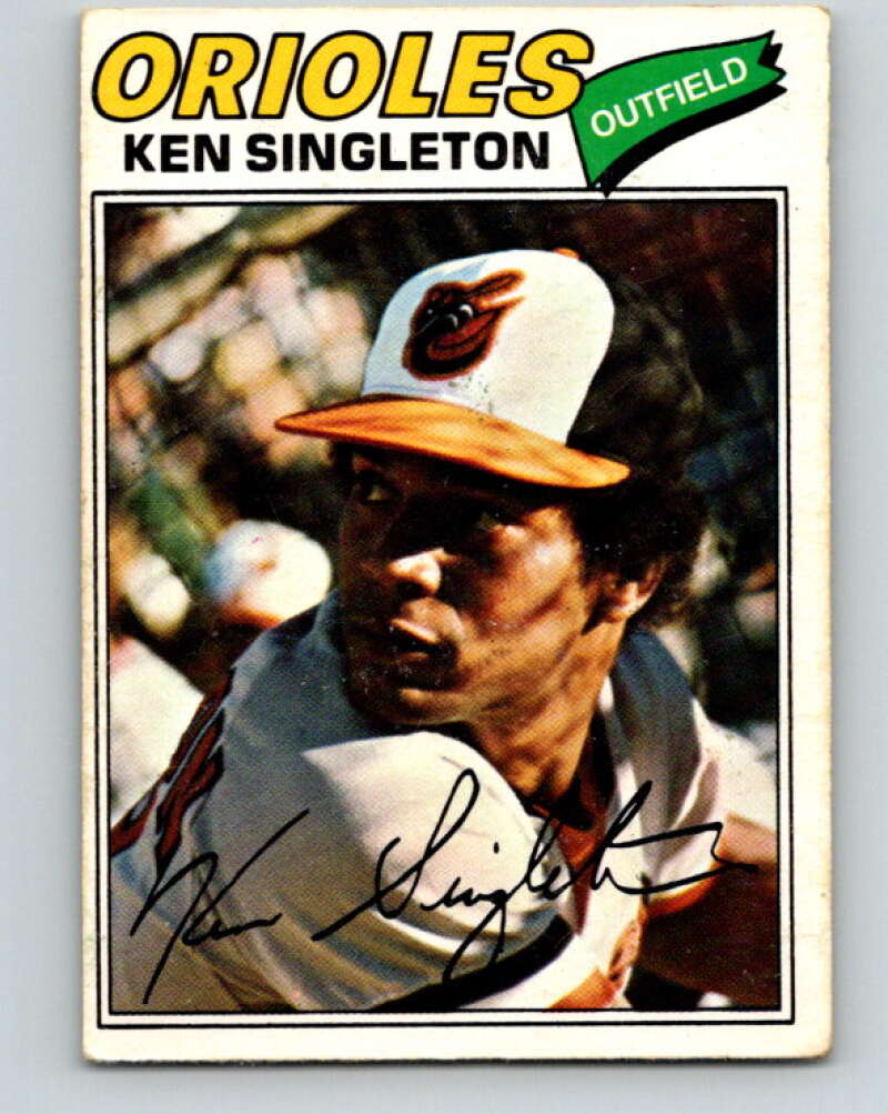 1977 O-Pee-Chee #19 Ken Singleton Baltimore Orioles V28847
