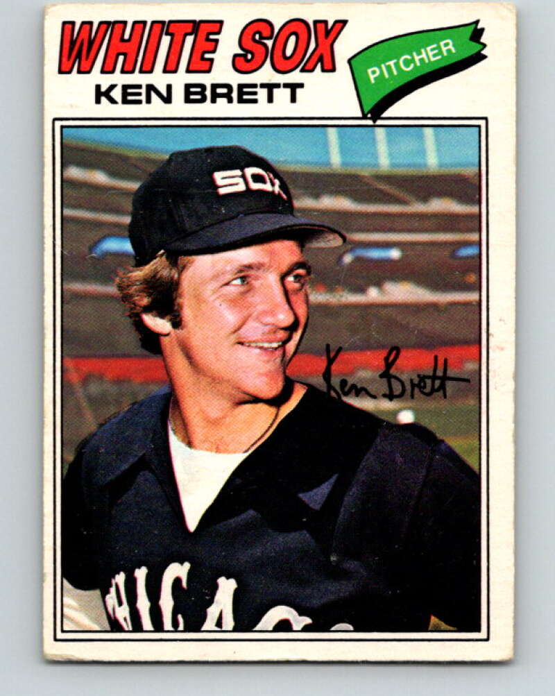 1977 O-Pee-Chee #21 Ken Brett Chicago White Sox V28849