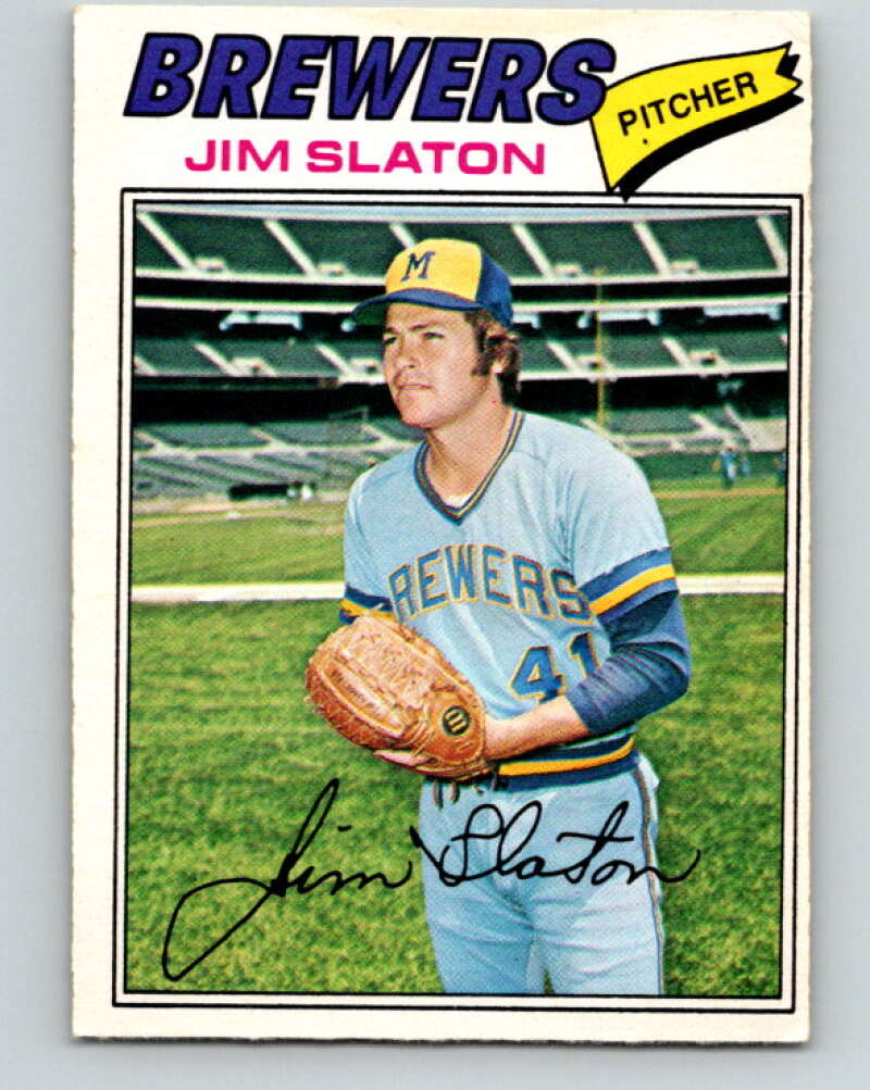 1977 O-Pee-Chee #29 Jim Slaton Milwaukee Brewers V28867