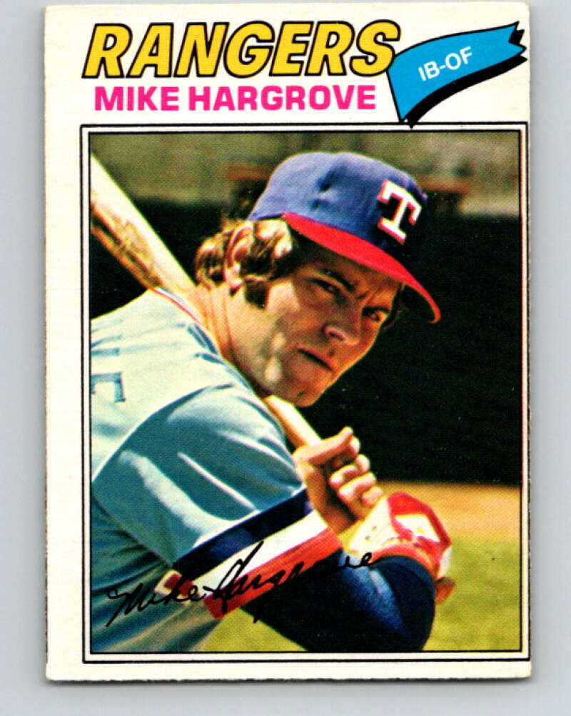 1977 O-Pee-Chee #35 Mike Hargrove Texas Rangers V28875