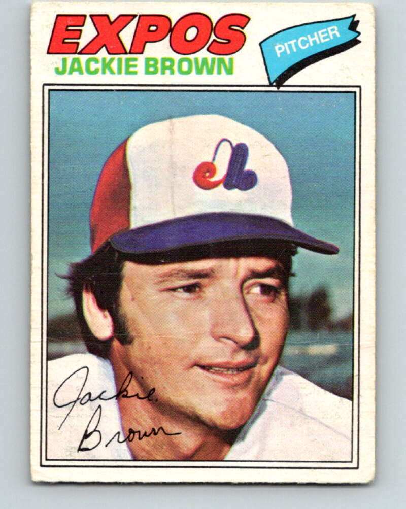 1977 O-Pee-Chee #36 Jackie Brown Montreal Expos V28878