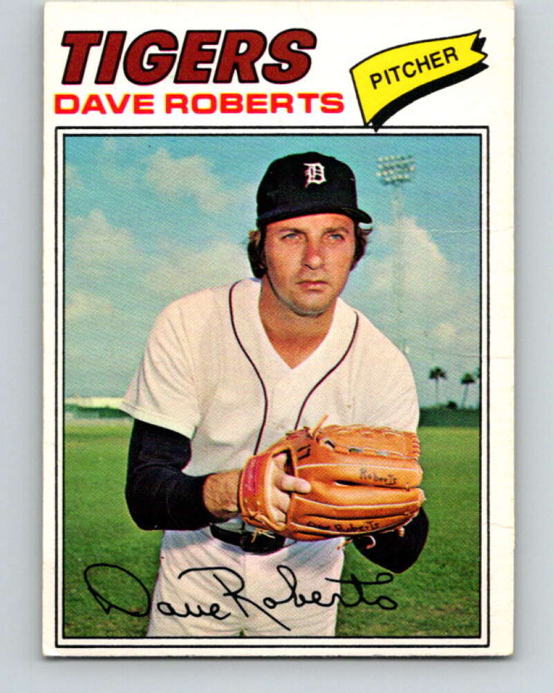 1977 O-Pee-Chee #38 Dave Roberts Detroit Tigers V28886