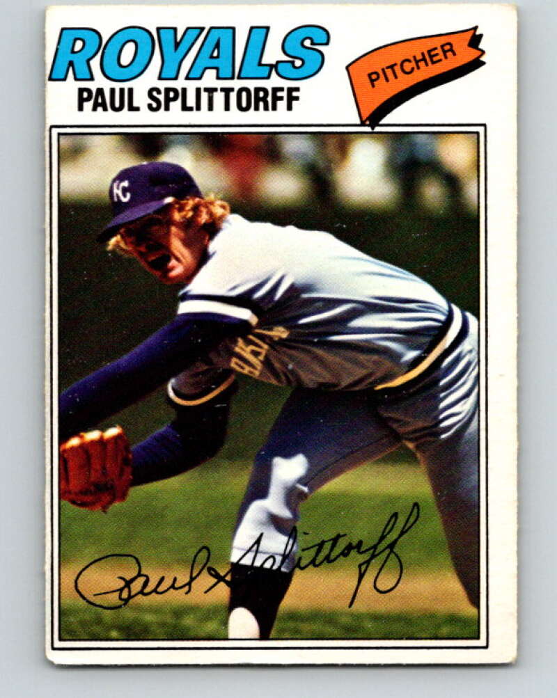 1977 O-Pee-Chee #41 Paul Splittorff Kansas City Royals V28893