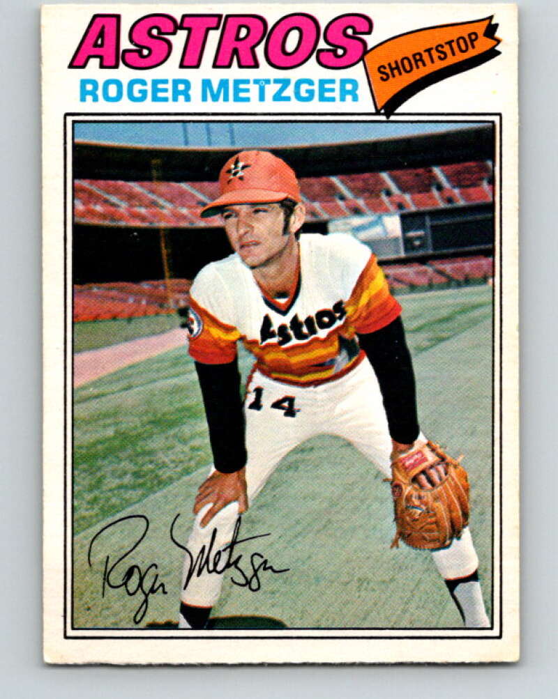 1977 O-Pee-Chee #44 Roger Metzger Houston Astros V28900