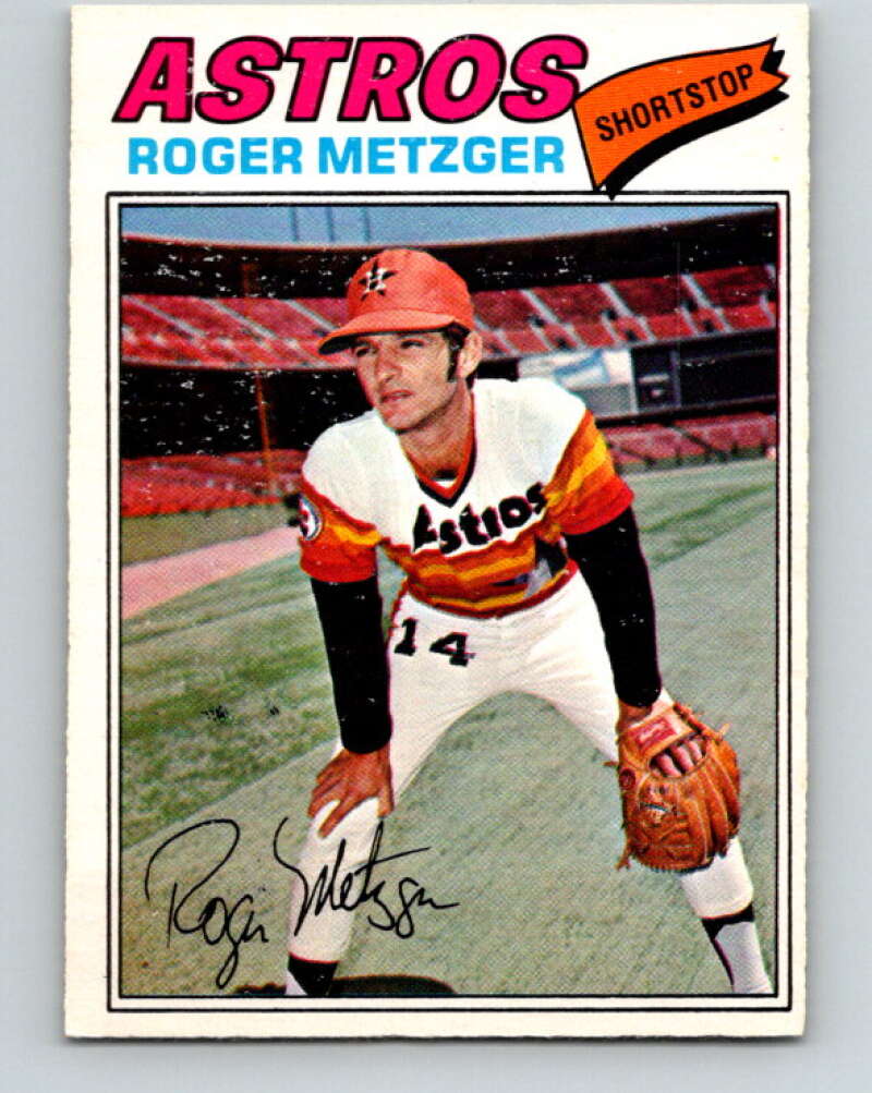 1977 O-Pee-Chee #44 Roger Metzger Houston Astros V28902