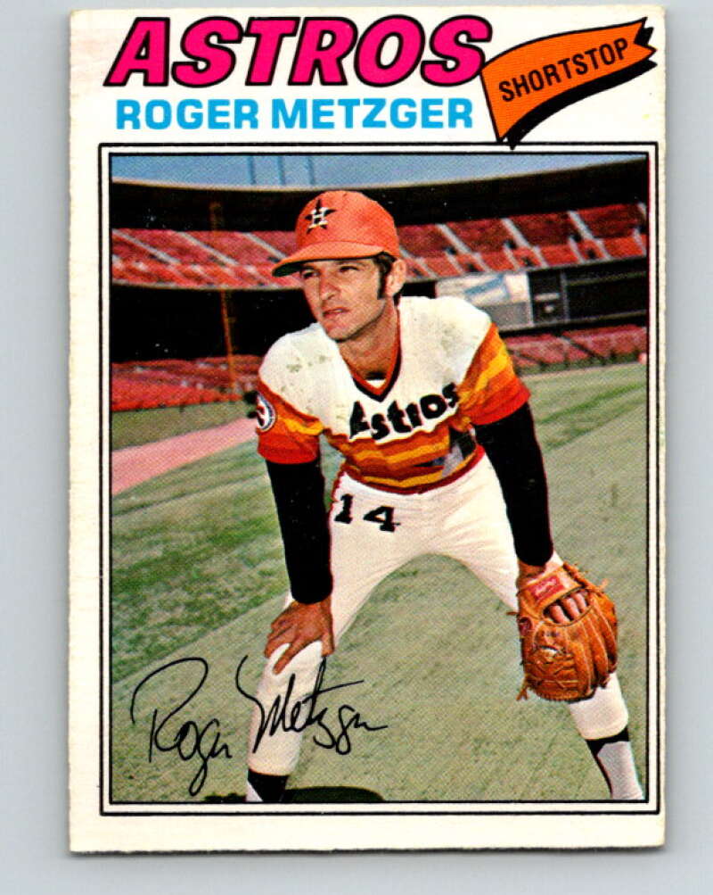 1977 O-Pee-Chee #44 Roger Metzger Houston Astros V28903