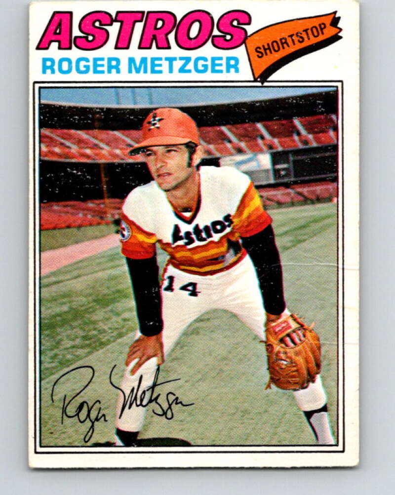 1977 O-Pee-Chee #44 Roger Metzger Houston Astros V28904