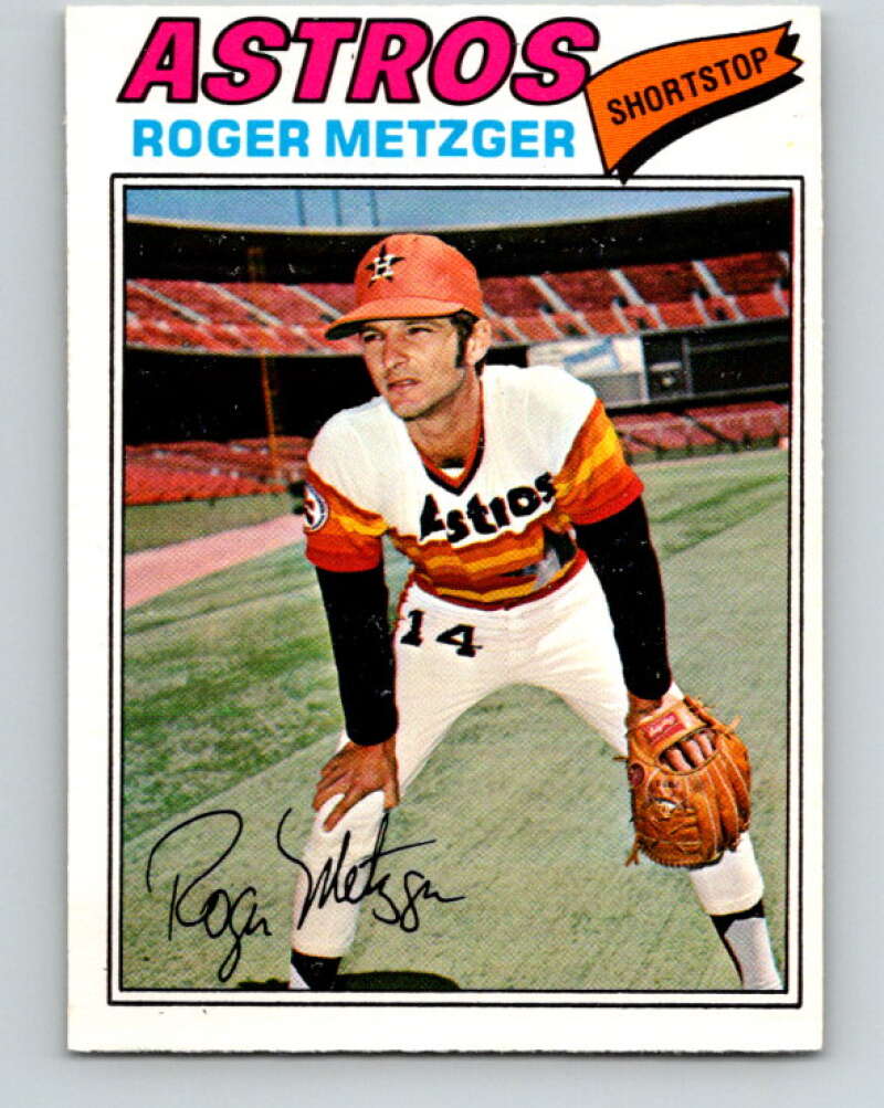 1977 O-Pee-Chee #44 Roger Metzger Houston Astros V28905