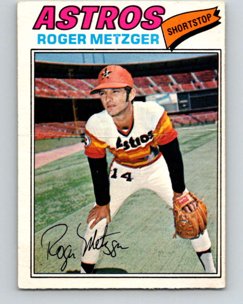 1977 O-Pee-Chee #44 Roger Metzger Houston Astros V28906