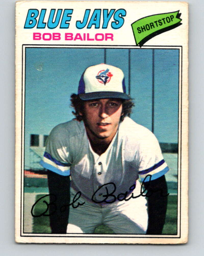 1977 O-Pee-Chee #48 Bob Bailor Toronto Blue Jays V28914