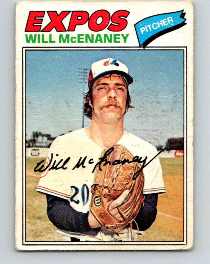 1977 O-Pee-Chee #50 Will McEnaney Montreal Expos V28918