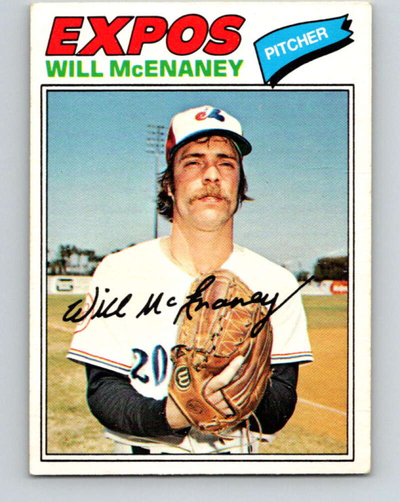 1977 O-Pee-Chee #50 Will McEnaney Montreal Expos V28919
