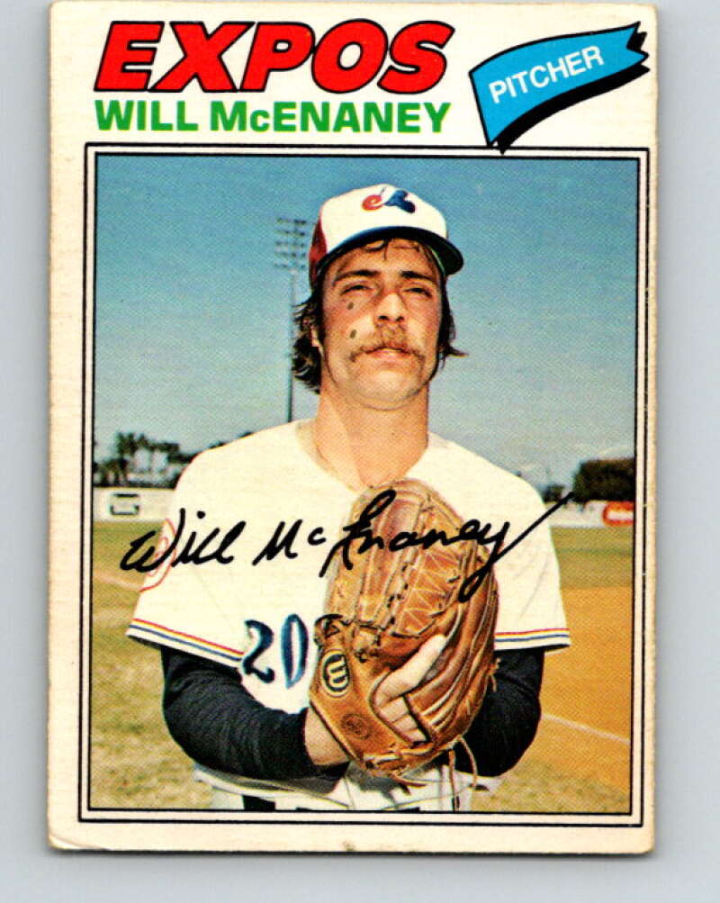 1977 O-Pee-Chee #50 Will McEnaney Montreal Expos V28920