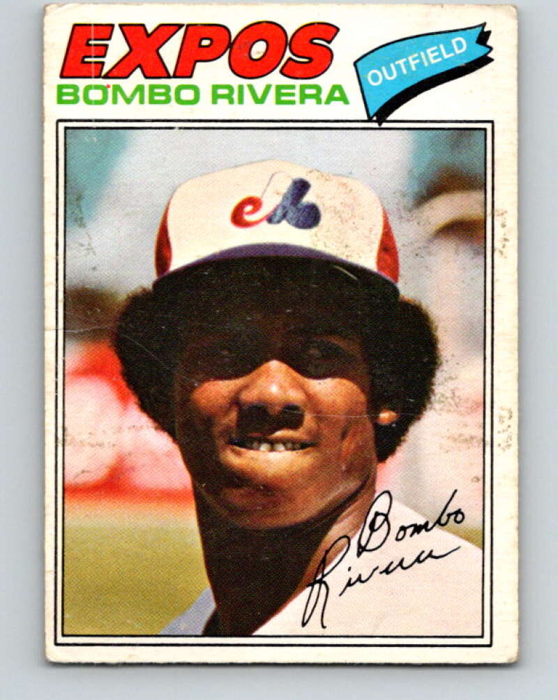 1977 O-Pee-Chee #54 Bombo Rivera Montreal Expos V28925